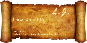 Lasz Jarmila névjegykártya